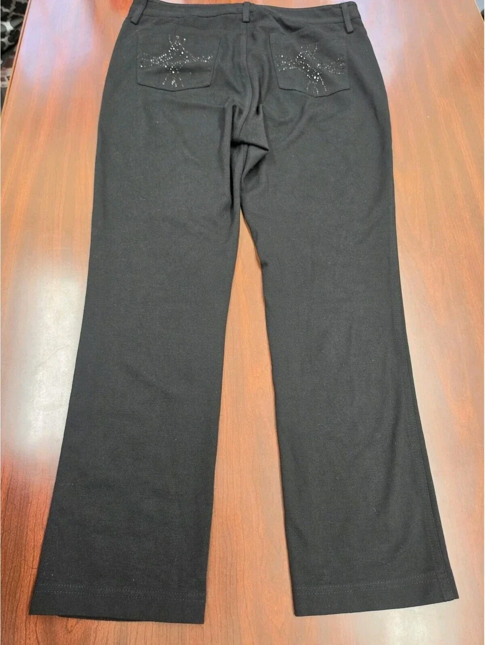 NYDJ black embellished